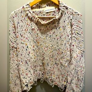 Pants Store Color Dot Knit Sweater